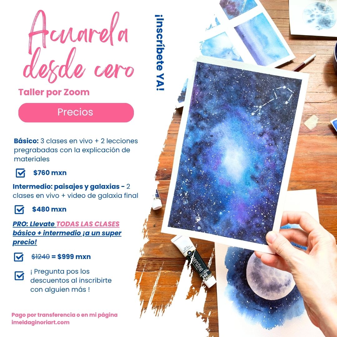TALLER ACUARELA DESDE CERO [En Línea]