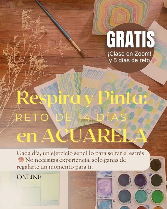 14 días de acuarela: Respira y Pinta (online)